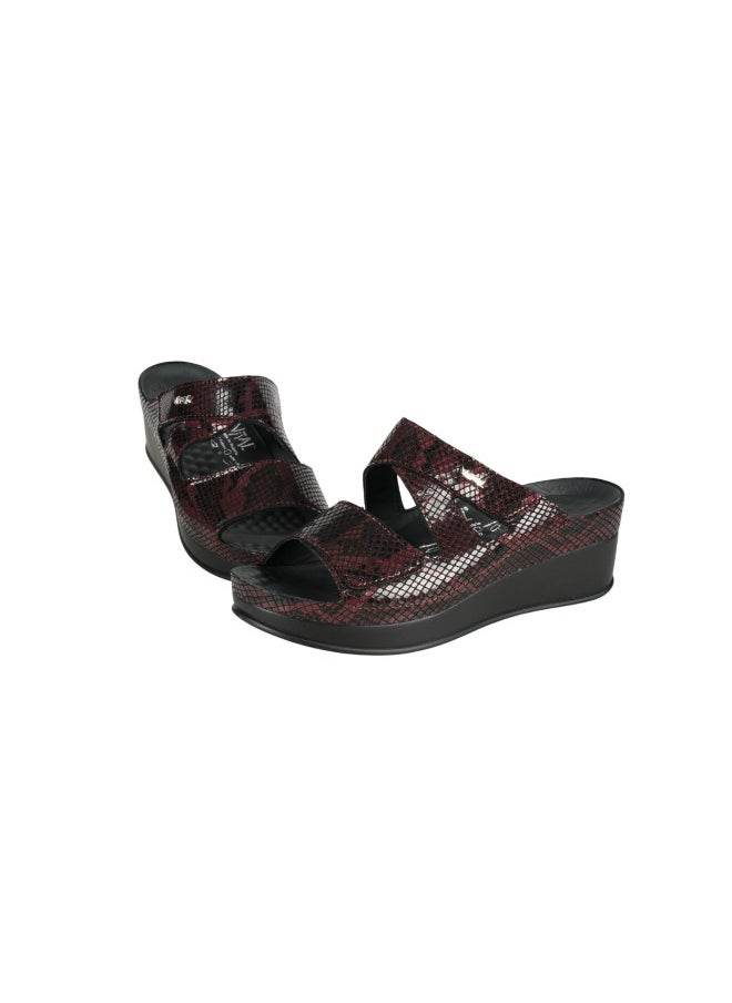 VITAL 148-1142 Vital Ladies Sandals Lara 16019AS Bordo  - Image 3