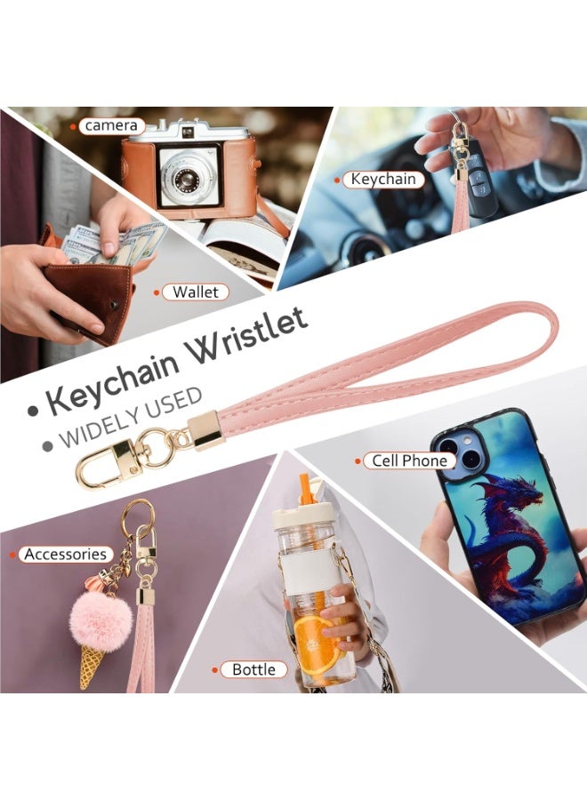 محافظ معصم صغيرة للنساء، حاملة بطاقات ائتمان بتقنية RFID، محفظة بسلسلة مفاتيح، محافظ بطاقات ائتمان للنساء - Image 5