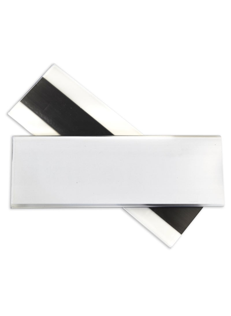 C-Line C-Line HOL-DEX Magnetic Shelf/Bin Label Holders, Side Load, 2 x 6, Clear, 10/Box  - Image 2