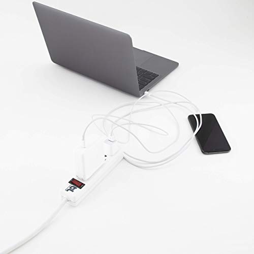 Bluelounge CableBox Mini Cable Management with Small Surge Protector, Black (CBM-BL) - Image 3