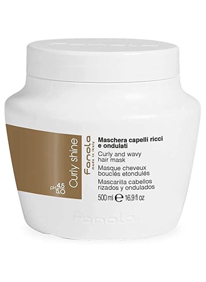 Curly Shine Curly and Wavy Hair Mask, 16.9 Ounce