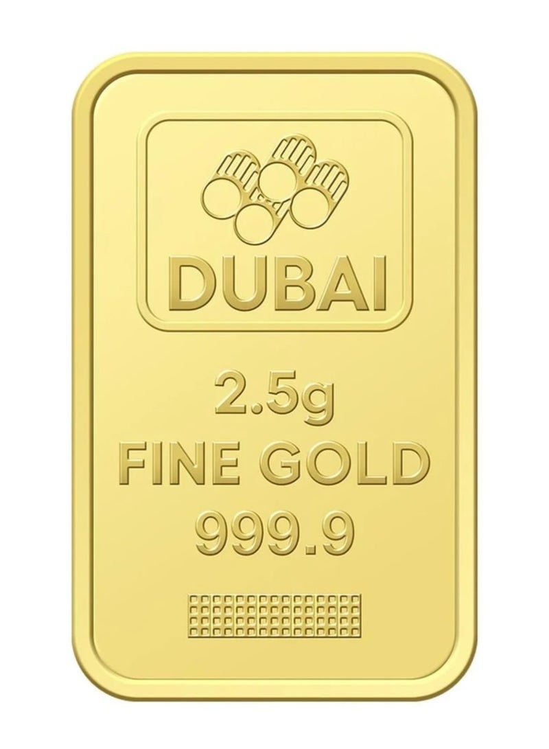 KHUSHBOO JEWELS FINE GOLD BAR 2.5g 24K 999.9 PURE - Image 4