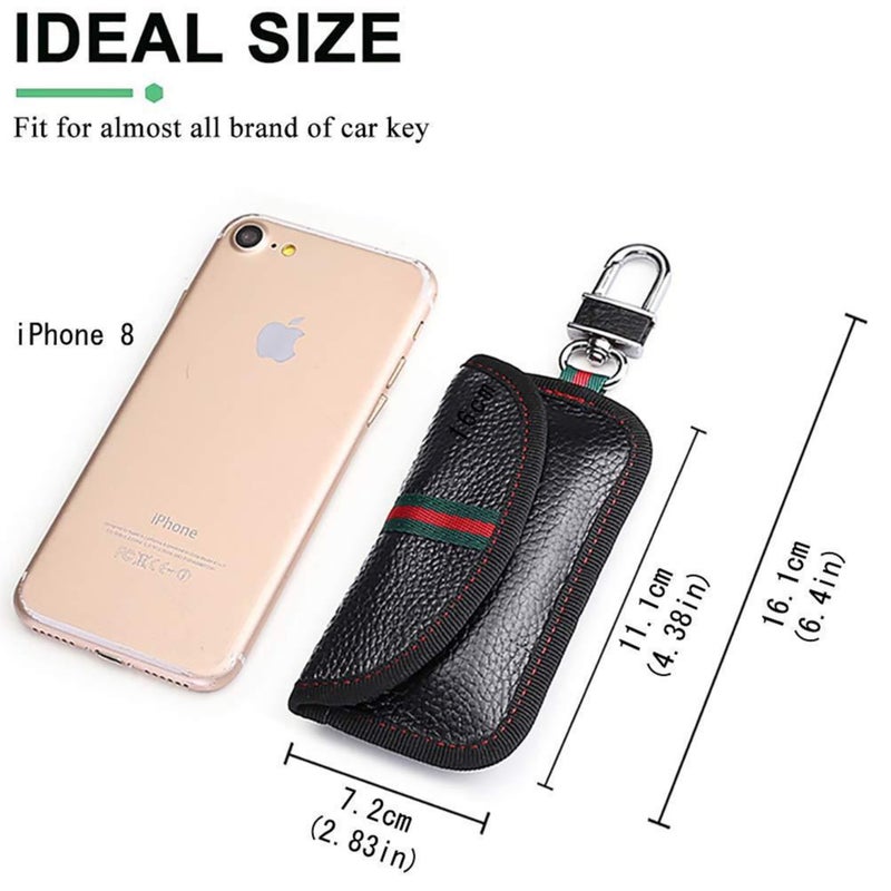 Carbon Fiber Car Key Case Signal Shielding Case Anti-Theft Anti-Scanning Rfid Radio Frequency Mobile Phone Signal Shielding Bag - Image 3