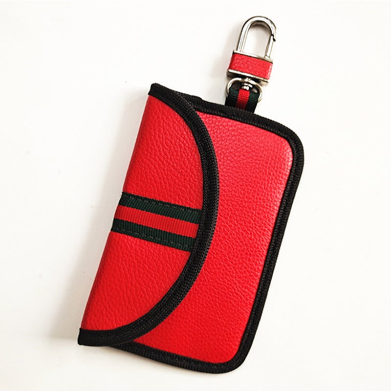 Carbon Fiber Car Key Case Signal Shielding Case Anti-Theft Anti-Scanning Rfid Radio Frequency Mobile Phone Signal Shielding Bag - Image 1