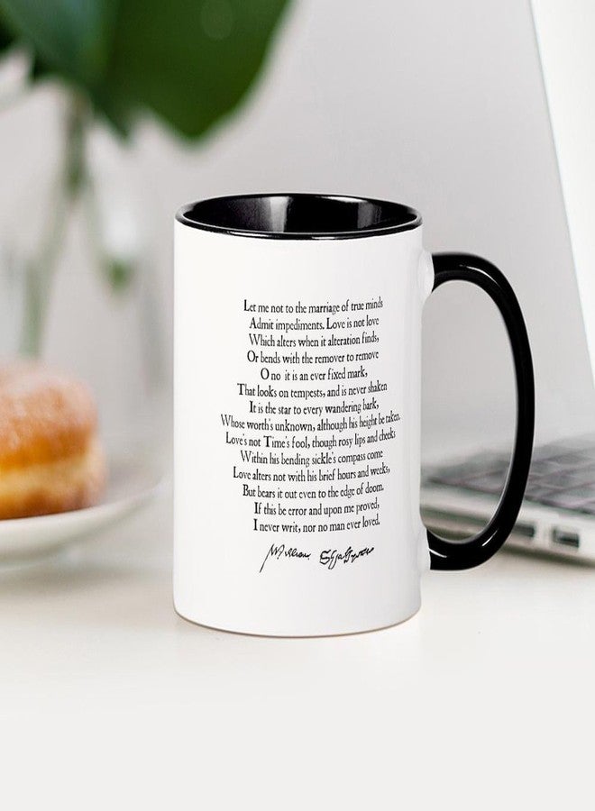 cafe press CafePress Sonnet 116 Shakespeare Mug Mugs 11 oz (325 ml) Ceramic Coffee Mug - Image 3