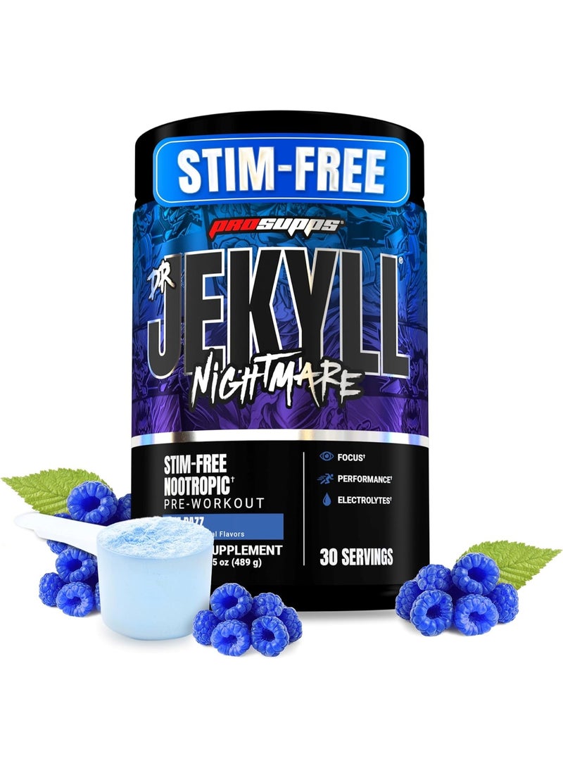 ProSupps PS Dr. Jekyll Nightmare 30 serving Blue Razz - Image 1