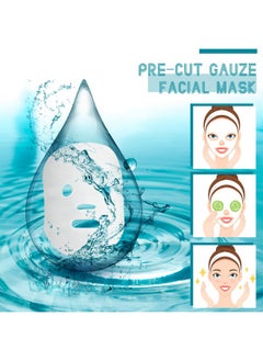 150 Pieces Precut Gauze Facial Cotton Beauty Gauze Skin Care Face For Facial Spa High Frequency (8 X 10 Inch Round Face Style) - pzsku/Z42111C60F7B930797671Z/45/_/1719245902/438edb25-d55c-46cc-9182-c07096168930