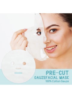 150 Pieces Precut Gauze Facial Cotton Beauty Gauze Skin Care Face For Facial Spa High Frequency (8 X 10 Inch Round Face Style) - pzsku/Z42111C60F7B930797671Z/45/_/1719245906/fd7bb5df-01fb-46ef-a2f6-91733bed5a48