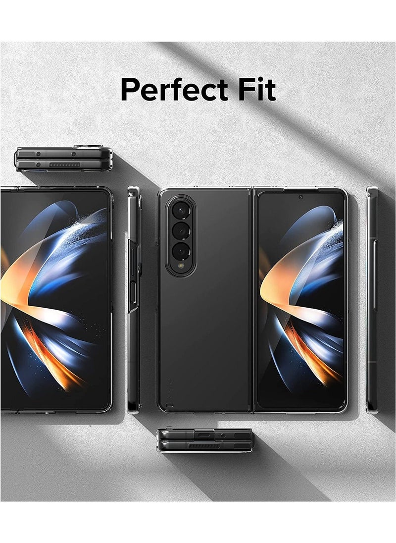 Raxoom Non-Yellowing Transparent Hard Thin Premium PC Lightweight Protective Phone Cover for Z Fold4 5G - Image 3