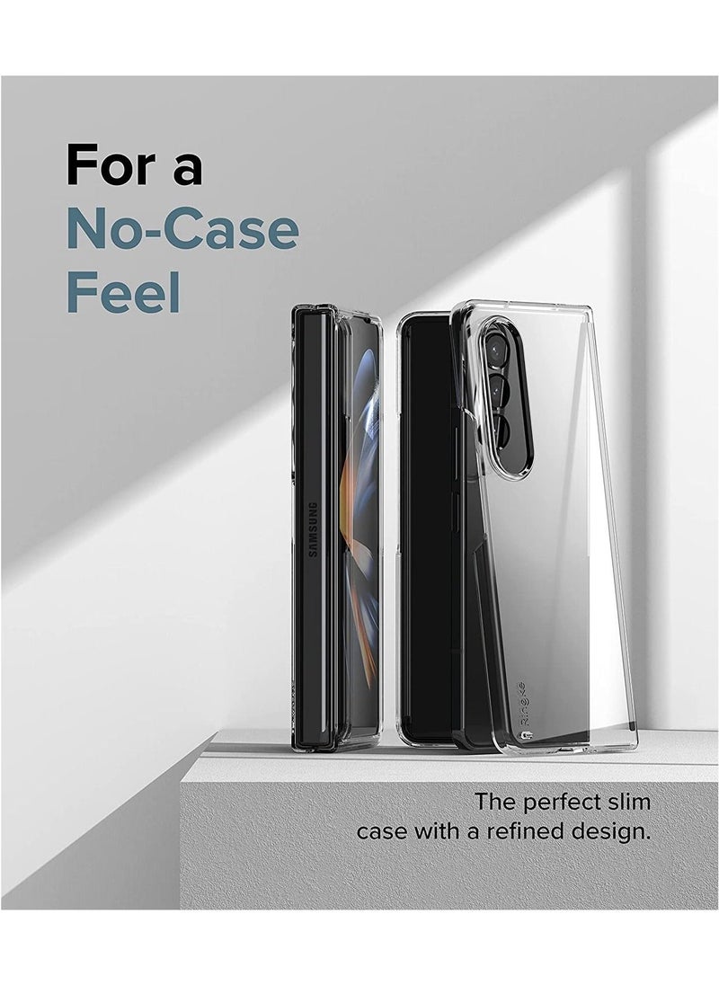 Raxoom Non-Yellowing Transparent Hard Thin Premium PC Lightweight Protective Phone Cover for Z Fold4 5G - Image 1
