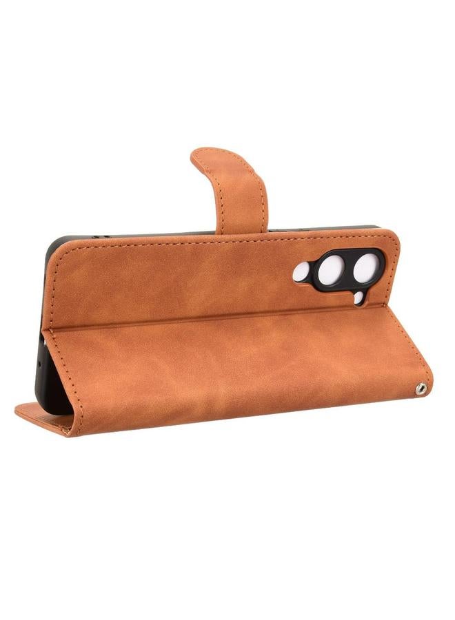 erorex Case For vivo Y04 4G Skin Feel Magnetic Flip Leather Phone Case - Image 5