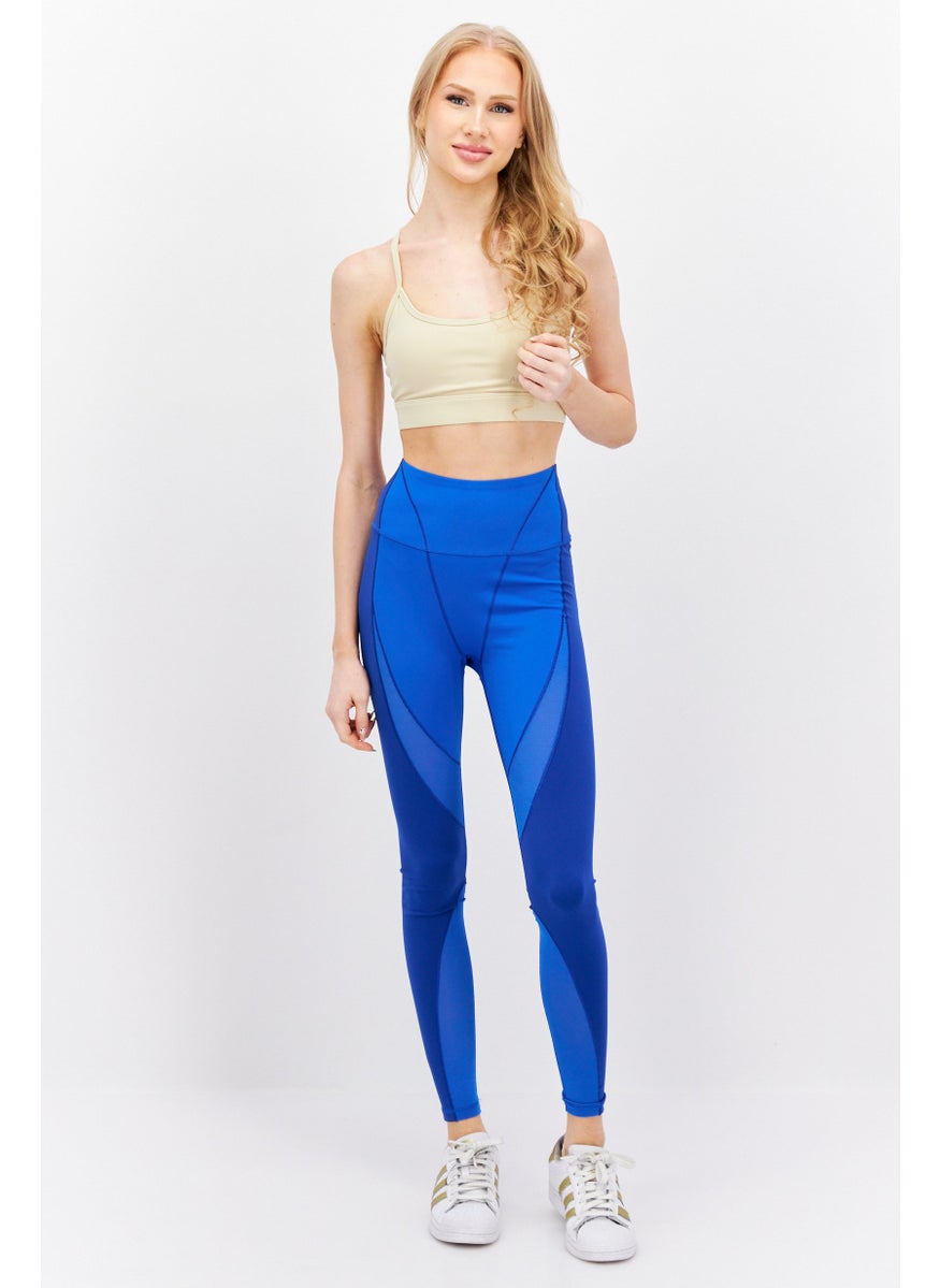 Adidas Women Sportswear Fit Training Tights, Blue  - Image 2