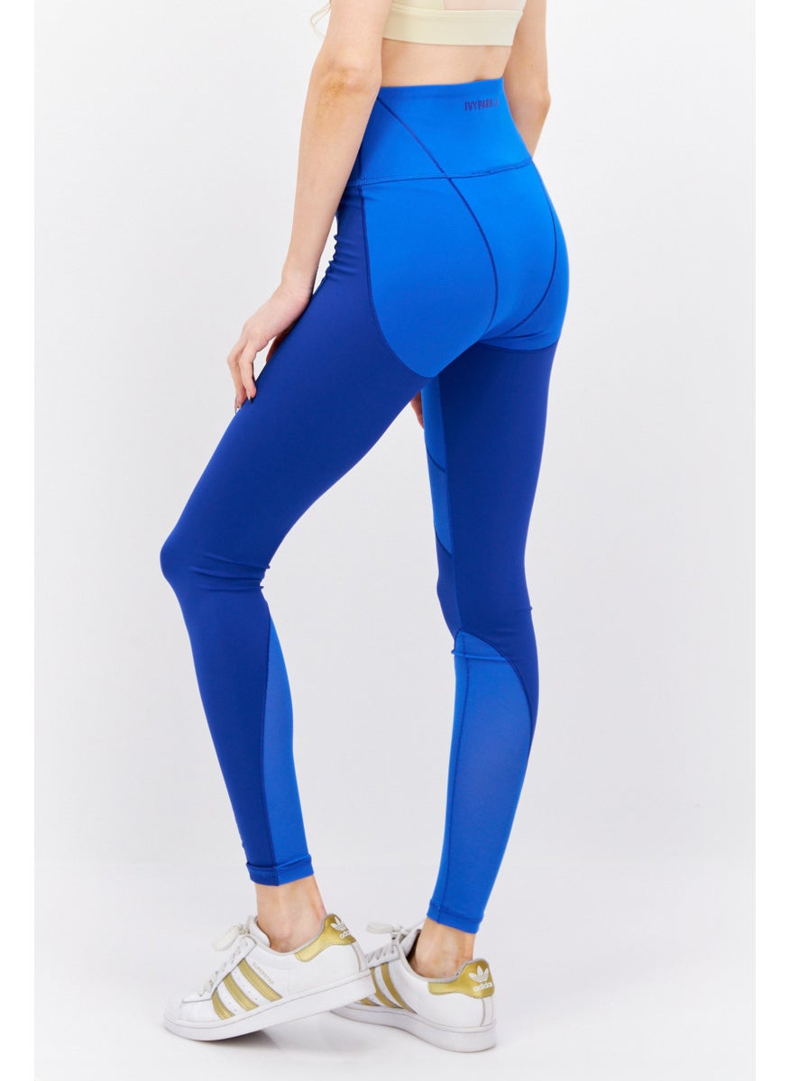 Adidas Women Sportswear Fit Training Tights, Blue  - Image 3