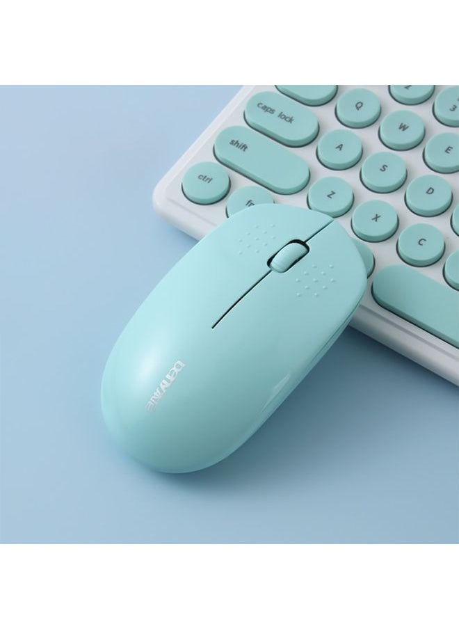 BURAQ Beny M583 2.4GHz 1600DPI Fashionable Wireless Silent Mouse (Green)  - Image 1