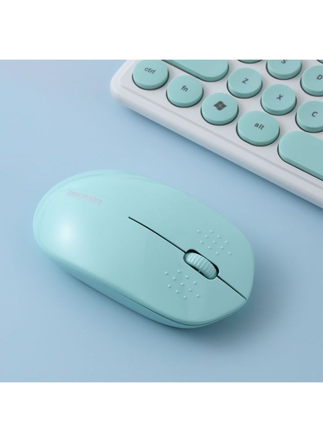 BURAQ Beny M583 2.4GHz 1600DPI Fashionable Wireless Silent Mouse (Green)  - Image 2