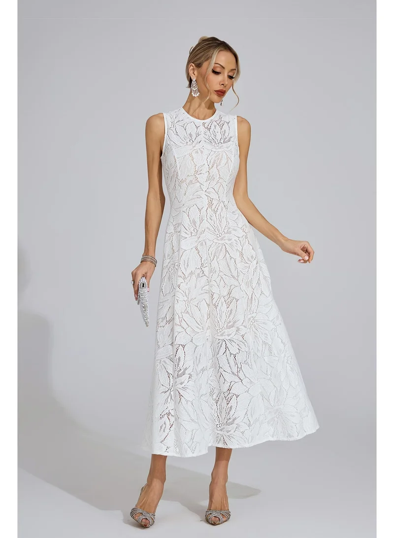 Catchall Mair Lace Maxi Dress
