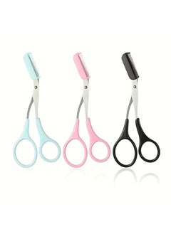 ORiTi Eyebrow Trimmer Scissor With Comb Hair Removal Grooming Shaping Stainless Steel Eyebrow Remover Makeup Tool -Black  - Image 5