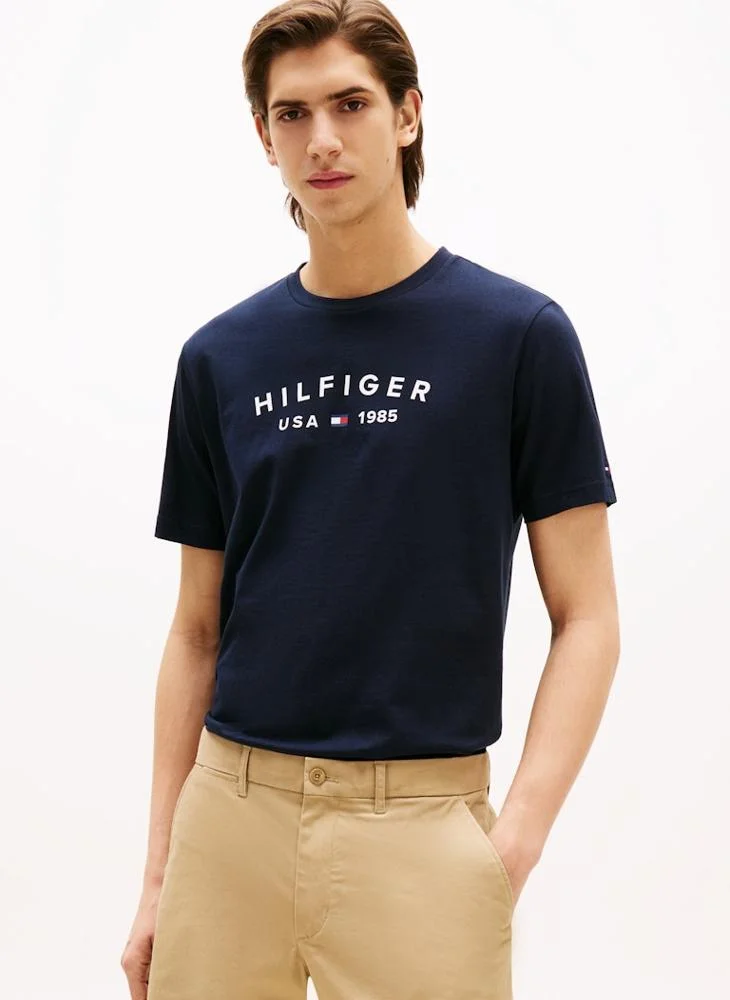 تومي هيلفيغر Father'S Day Regular Fit Short Sleeve T-Shirt