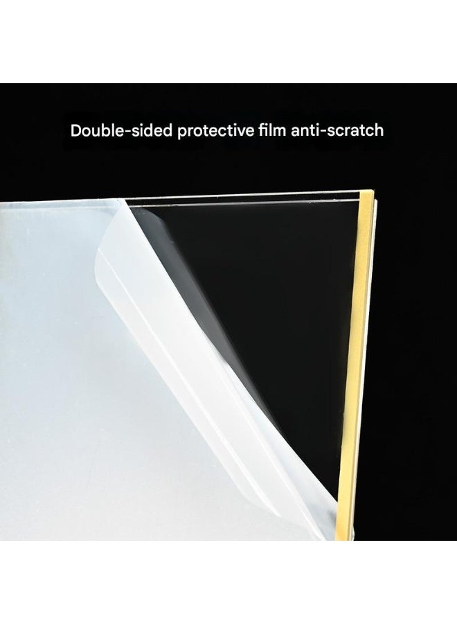 حامل لافتات أكريليك 3 قطع، حامل عرض مكتبي، حامل قائمة ملصقات، حامل عرض رقم الطاولة، حامل لافتات شفاف مزدوج الجوانب لحفلات الزفاف - Image 3