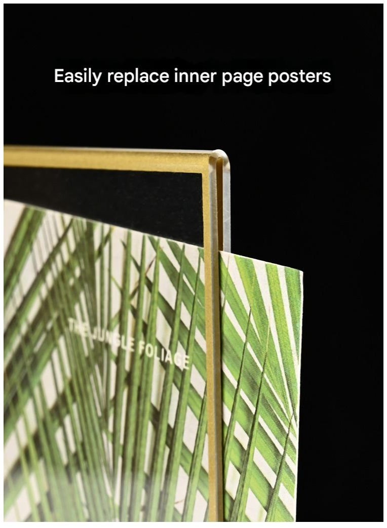 حامل لافتات أكريليك 3 قطع، حامل عرض مكتبي، حامل قائمة ملصقات، حامل عرض رقم الطاولة، حامل لافتات شفاف مزدوج الجوانب لحفلات الزفاف - Image 5