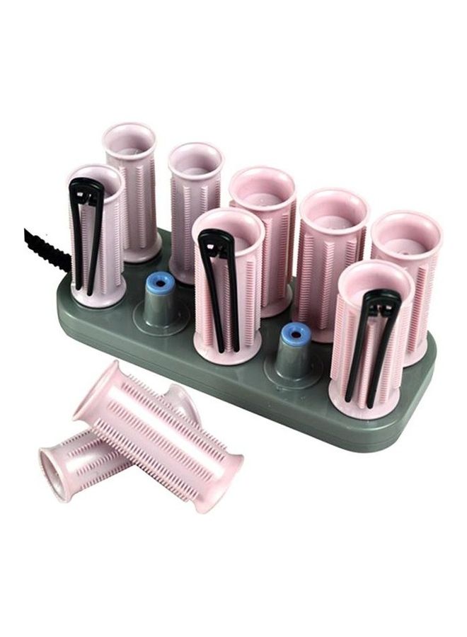 NIBEMINENT 10-Piece Curling Iron Electric Roll Hair Tube Multicolour - Image 3