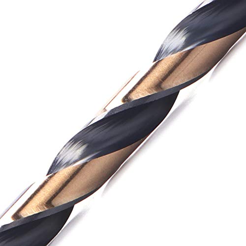 OXTUL 12 PCS, 3/16", Black and Gold Coated Twist Drill Bits, Pack in Plastic Bag - Image 4