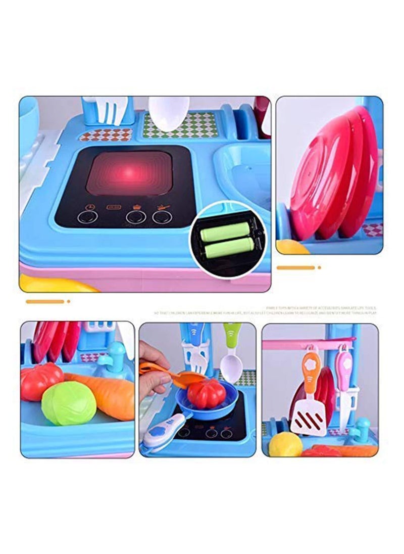 Generic - 2 IN 1 LOL Trolley Case Pretend Play Kitchen Game Girl Kitchen Set Toy for Girls - Image 1