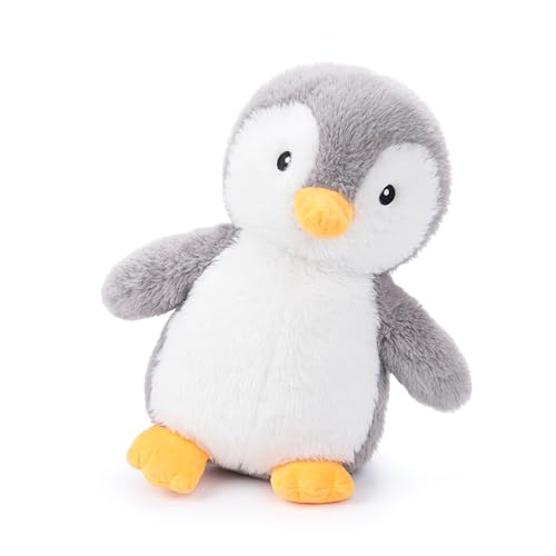 WEIGEDU King Penguin Stuffed Animals with Embroidered Eyes Baby Penguin Plush Toys for Boy Girl Kids Birthday Christmas Bedtime Gifts 12 inches - Image 1