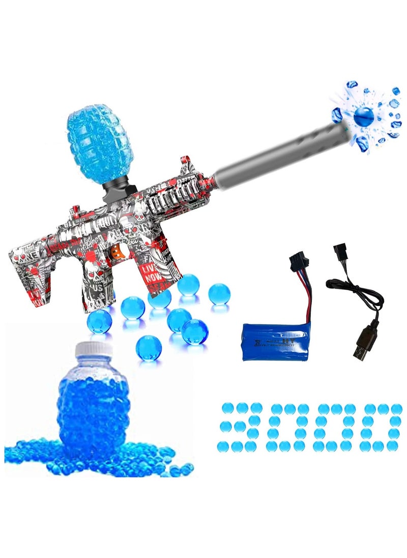 Toy Box Electric Gel Splatter Revolver With Water Beads for Kids Rechargeable Battery for Outdoor Backyard  - Image 1