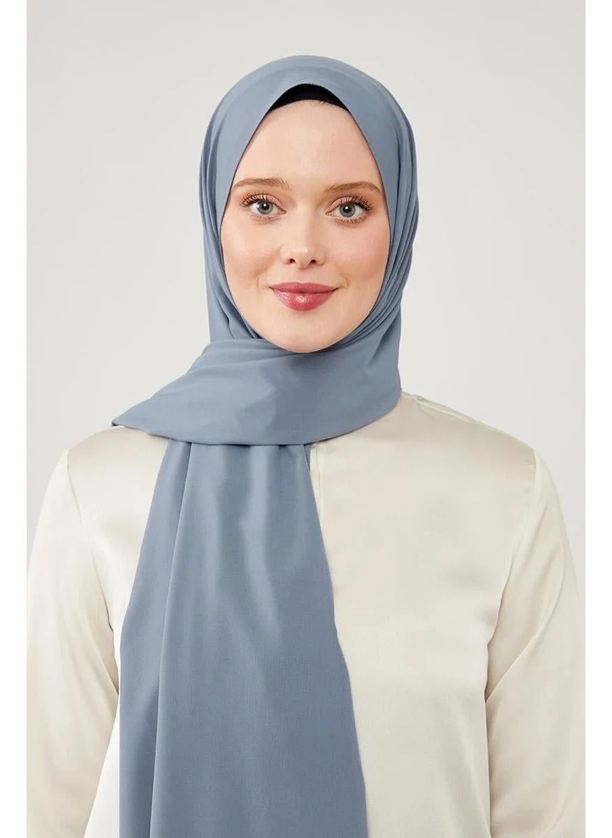 Levidor Denim Blue Plain Pattern Elegance Shawl