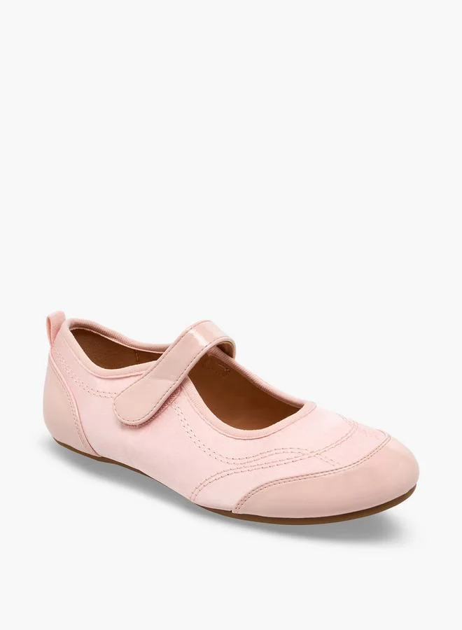 Flora Bella By Shoexpress Girls Stitch Detail School Mary Jane Shoes