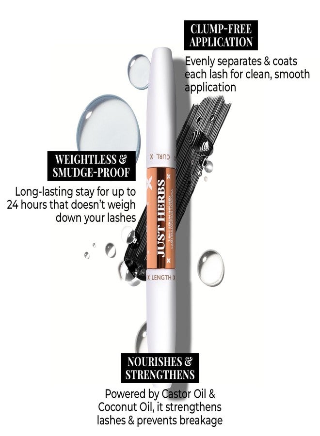 Just Herbs 2-in-1 Serum-infused Lash Enhancing Mascara Castor Oil + Coconut Oil 8g - Image 3