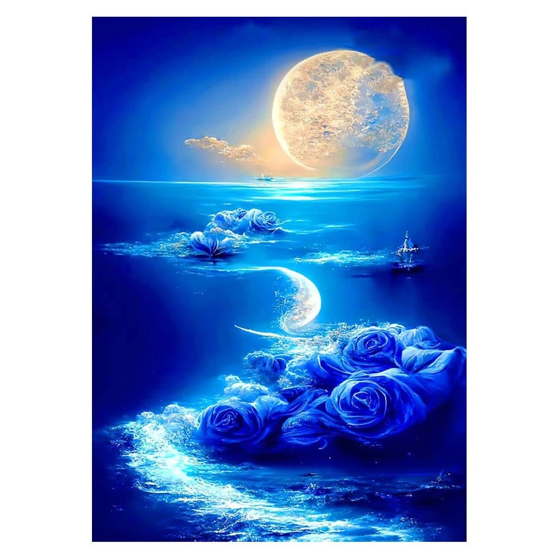 DIY Diamond Painting: Moon Landscape Diamond Painting - Image 4
