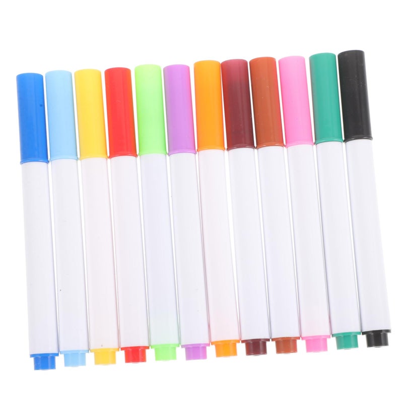 12 Pcs Whiteboard Markers Fine Tip Dry Erase Pens for Classroom Office School - Image 2