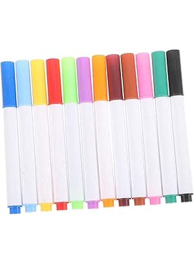 12 Pcs Whiteboard Markers Fine Tip Dry Erase Pens for Classroom Office School - Image 1