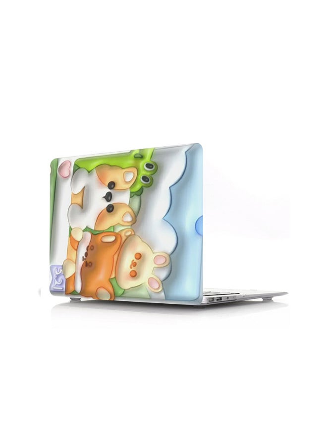 Generic - Suitable For Apple Computer Protective Case Macbook Painted Three-Dimensional Expansion Series Case Notebook Protective Case-Color:KZ-648-Applicable Model:13retina - Image 1