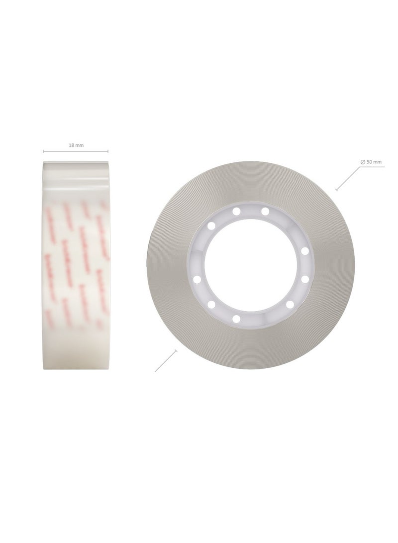 ErichKrause 4-Piece Clear Stationery Tape 18mmx33 Meter Size - Image 2