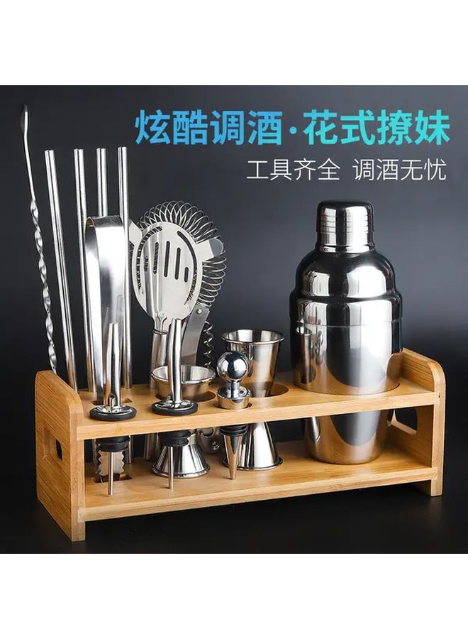 Colorful Stainless Steel 6pcs Set Cocktail Mixing Tool For Lemon Tea Bars Home Parties - Image 1