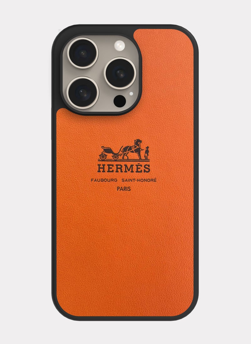 PXLAAT iPhone 15 Pro case cover Hermes - Image 1