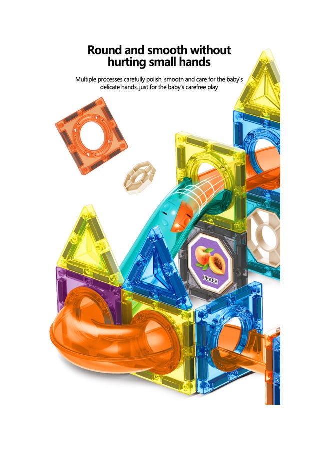 Kidle 42 Piece Set Magnetic Block 3D Building Construction Creativity Beyond Imagination Inspirational Recreational Educational Conventional Magnetic Disc Ball Track - Image 5