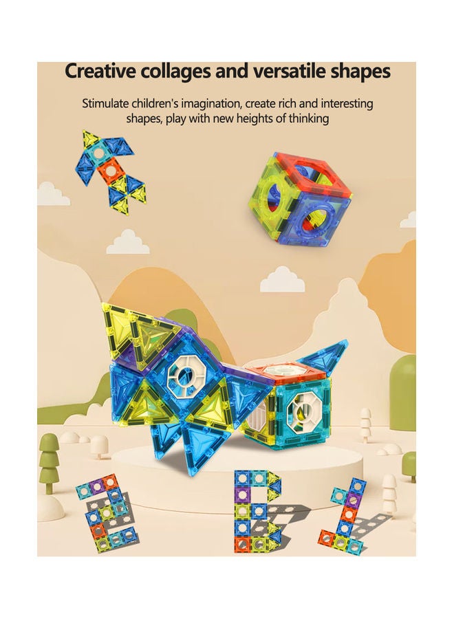 Kidle 42 Piece Set Magnetic Block 3D Building Construction Creativity Beyond Imagination Inspirational Recreational Educational Conventional Magnetic Disc Ball Track - Image 2