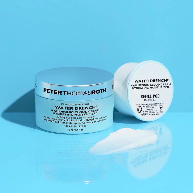 Peter Thomas Roth |Water Drench Hyaluronic Cloud Cream Hydrating Moisturizer Refill Pod | Hyaluronic Acid Cream For All Skin Types, Line-Smoothing, Fragrance-Free - Image 2