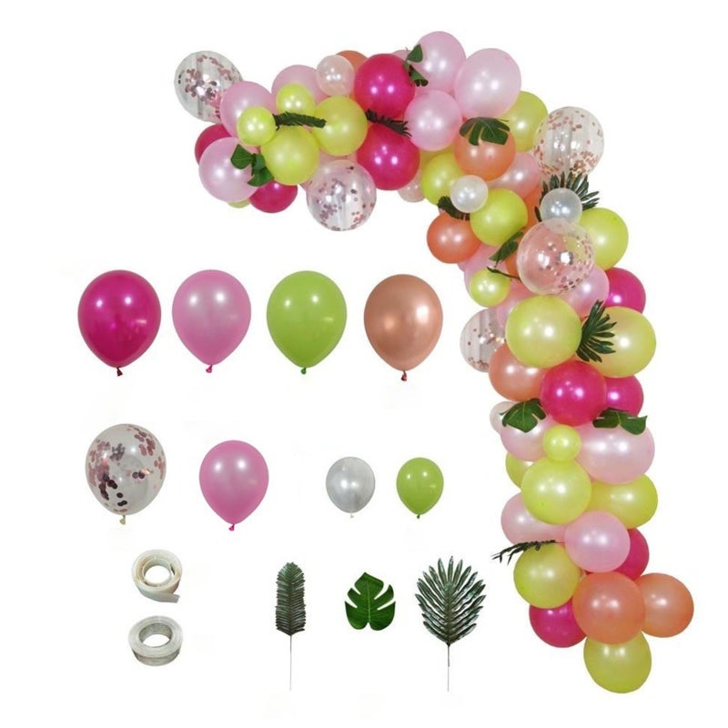 Multicolor Latex Balloons: Elastic Reusable Design - Durable Party Decorations for Baby Shower Birthday Pool Theme Party Home Ceiling Window Decor - Image 1
