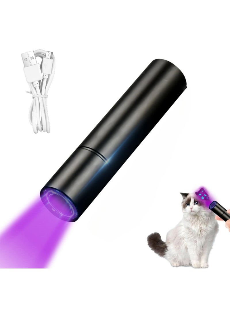 UV Flashlight Black Light, 365nm Portable Handheld Ultraviolet Flashlight, UV Black light Flashlight Cat Ringworm, Doctor Pet Urine Detector for Analyzing Skin Dog Cat Care Bed Bug Inspection - Image 4
