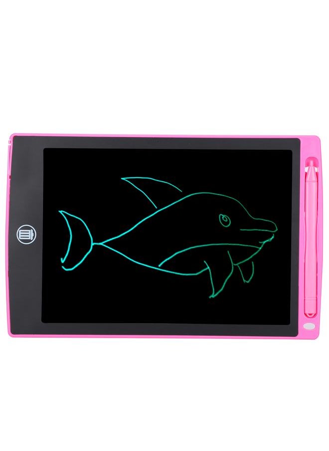 Thoraya 8.5 Inch Drawing Pad LCD Writing Tablet Board Colorful Electric for Children Gift Pink  - Image 1