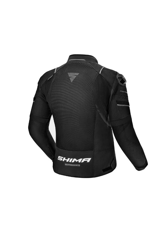 SHIMA Mesh Pro 2.0 Motorcycle Jacket for Men, Black - Image 2