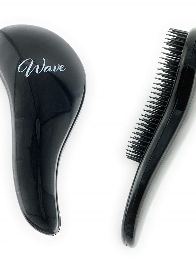 G.B.S Wave Detangling Brush, Black - Image 1
