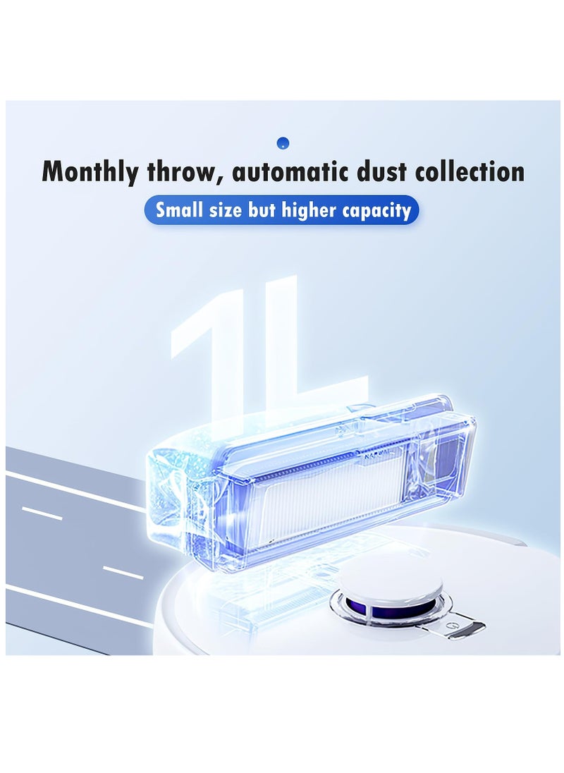 4 Pack Disposable Dust Bags With HEPA Filter for NARWAL Freo X Ultra Robot Vacuum, 1L Large Dust bag - Image 3