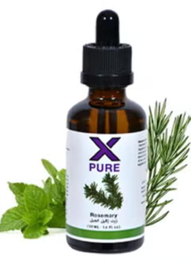 X PURE - Rosemary Mint Scalp & Hair Strengthening Oil 50 ml - Image 1