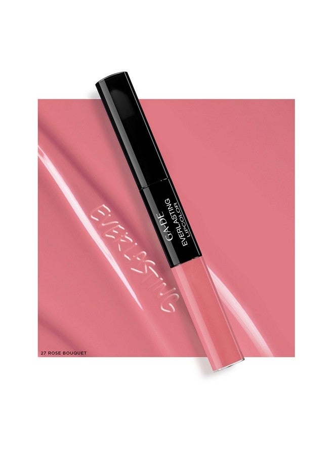 جي أيه-دي إي لون شفاه دائم 27 تغطية كاملة أحمر شفاه مرطب غير زيتي يدوم طويلاً يجف بسرعة في طبقة رقيقة للغاية 0.28 أونصة - Image 2